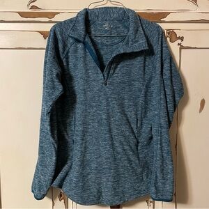 bcg blue quarter zip pullover